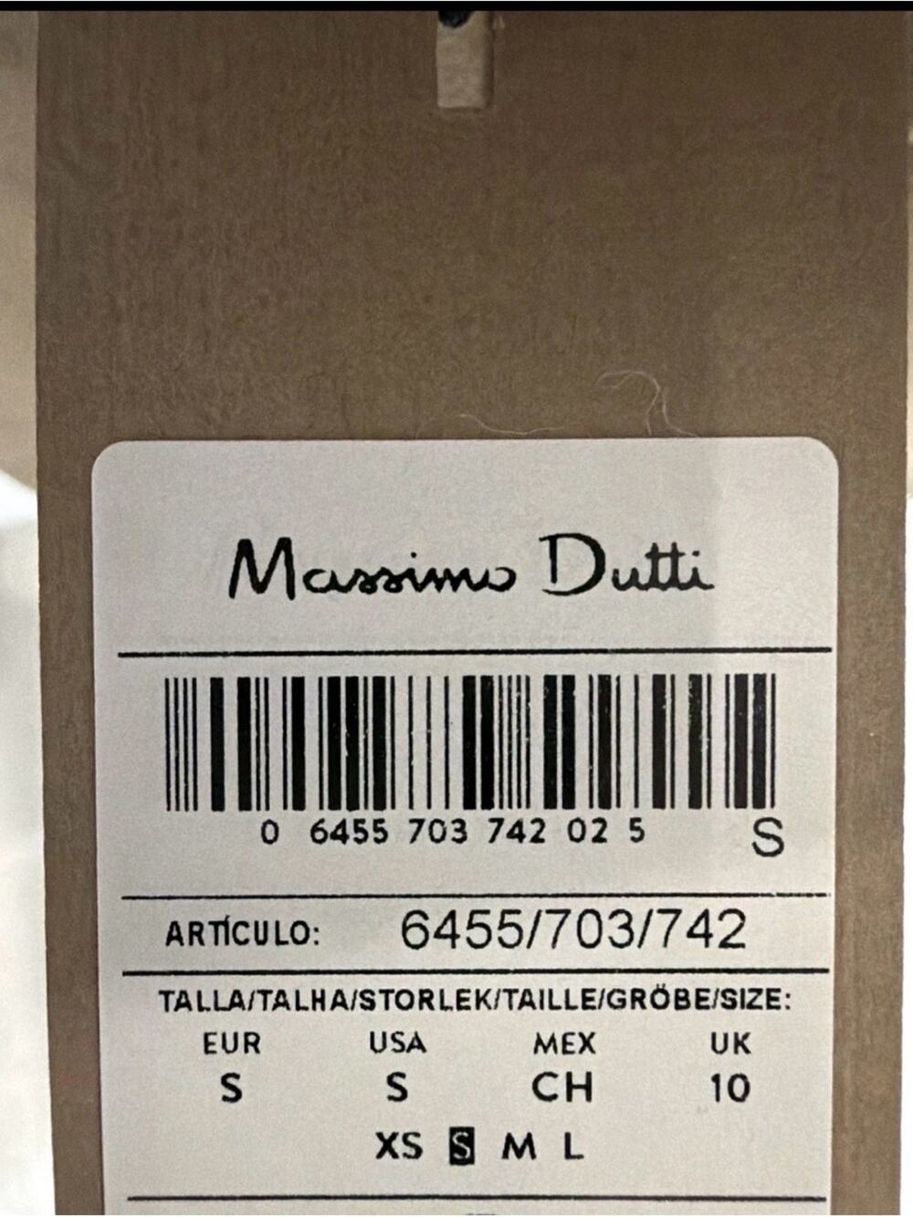 Massimo Dutti Womens S 6 Camel Beige Wool Blend Long Double Breasted Coat NWT